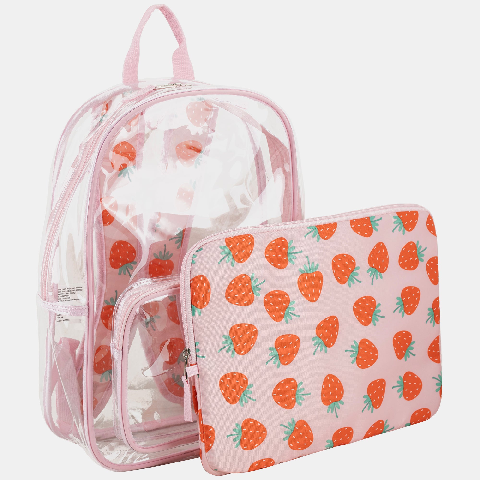 Success Clear Backpack Bundle w/ Laptop Case