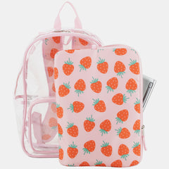 Success Clear Backpack Bundle w/ Laptop Case