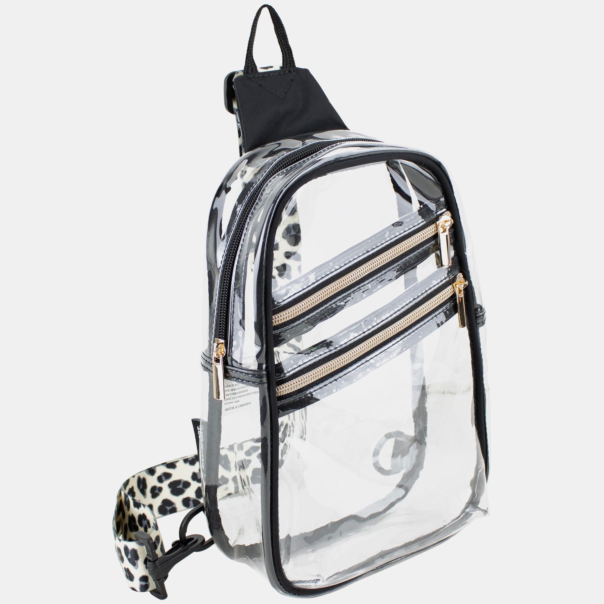 Stella Fashion Clear Sling Backpack