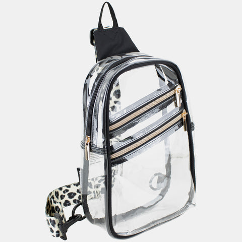 Stella Fashion Clear Sling Backpack