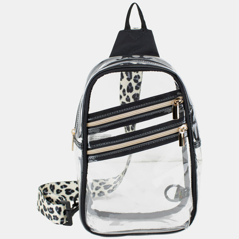 Stella Fashion Clear Sling Backpack