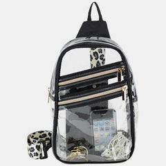 Stella Fashion Clear Sling Backpack