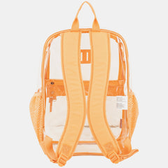 Clara Clear Backpack Bundle w/ Zipper Pouch