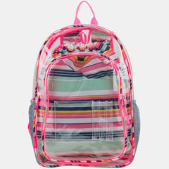 Clear Backpack & Cinch Sling Set