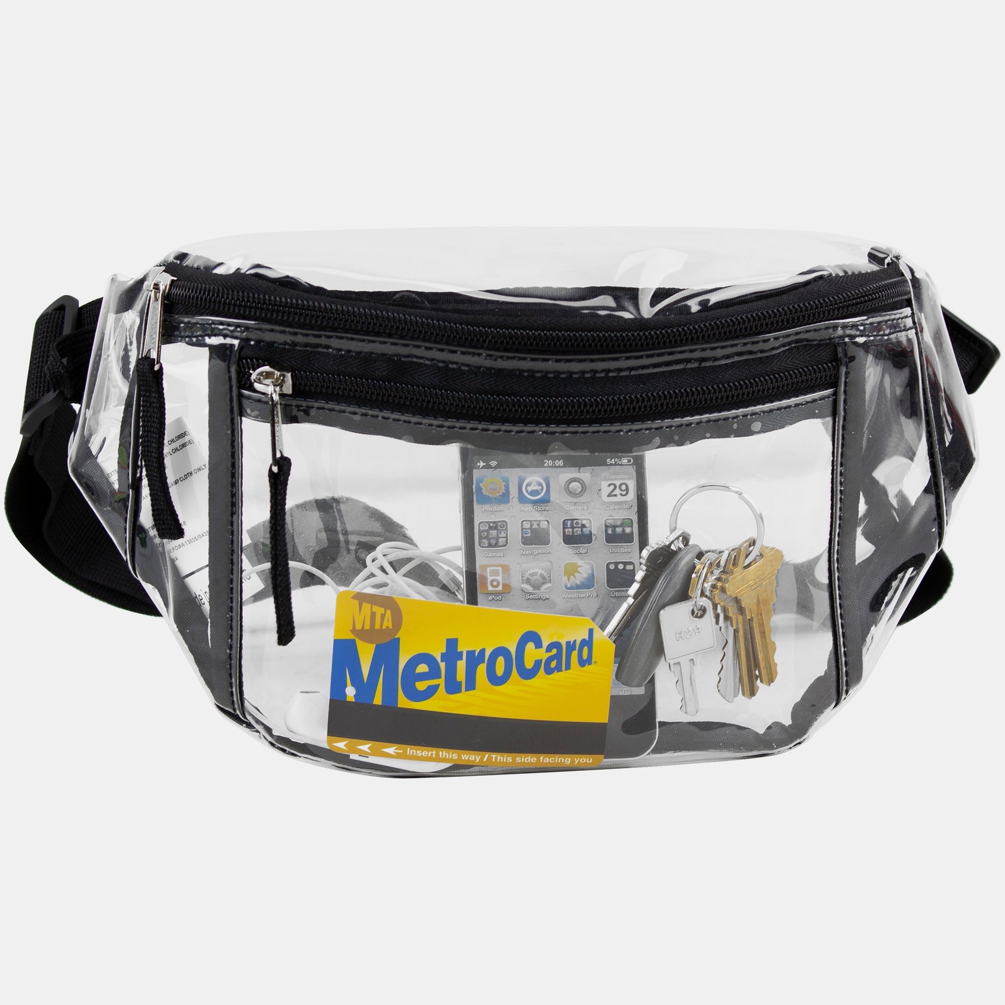 Stadium Approved Clear Belt Bag