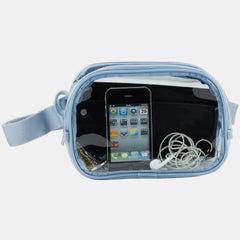 Clear Betty Fashion Cross Body Media Bag