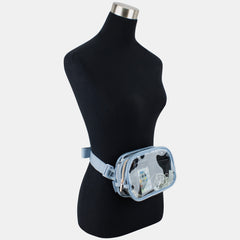Clear Betty Fashion Cross Body Media Bag