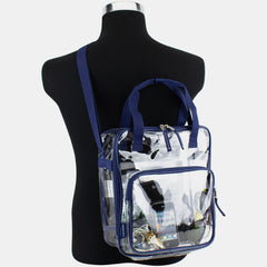 Clear Double Handle Stadium Approved Tote