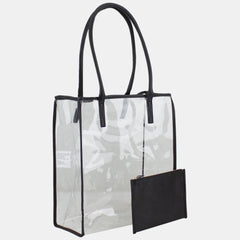 BIJOUX Clear Tote with Removable Clutch