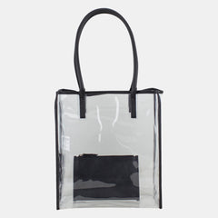BIJOUX Clear Tote with Removable Clutch