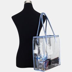 BIJOUX Clear Tote with Removable Clutch