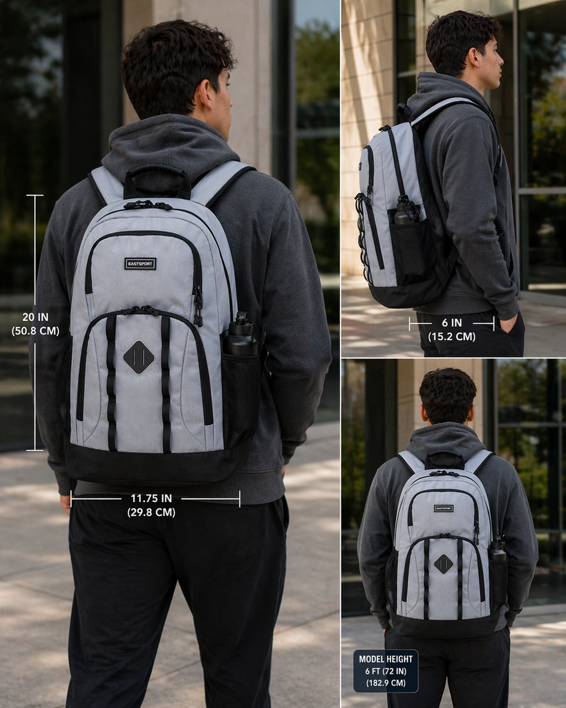 Level Up Backpack Cool Grey – Eastsport