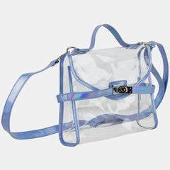 Bijoux Limited Clear Crossbody Turnlock Bag