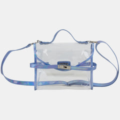 Bijoux Limited Clear Crossbody Turnlock Bag
