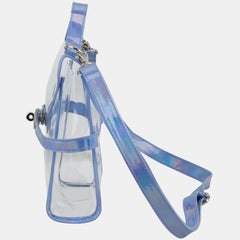 Bijoux Limited Clear Crossbody Turnlock Bag
