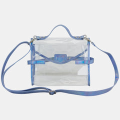 Bijoux Limited Clear Crossbody Turnlock Bag