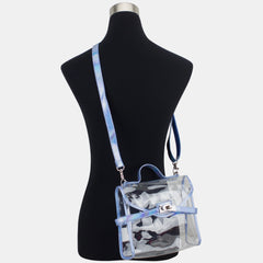 Bijoux Limited Clear Crossbody Turnlock Bag