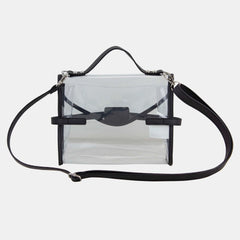 Bijoux Limited Clear Crossbody Turnlock Bag