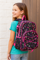 Mesh Bungee School, Work, Gym Backpack