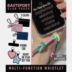 Eastsport Pouch w/ Detachable Wristlet for Cell Phone, Essentials, Make Up Pouch