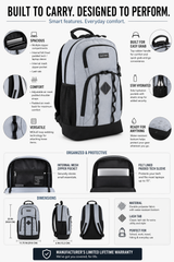 Level Up Backpack Cool Grey