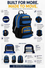 Skateboarder Skatepark Backpack