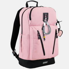 Pink Ice Laptop Backpack Travel Recycled Polyester Large Capacity Water Resistant Bag - Optional Accessories