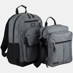 Eastsport Tech Backpack with Messenger Gear Bag Combo