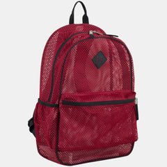 Eastsport Mesh Backpack, Red/Black