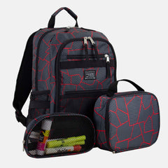 Eastsport Compact 3-Piece Combo Backpack with Lunch Box and Snack/Pencil Pouch