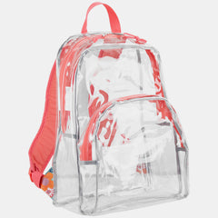 Original Clear Dome Backpack orange-snake-print