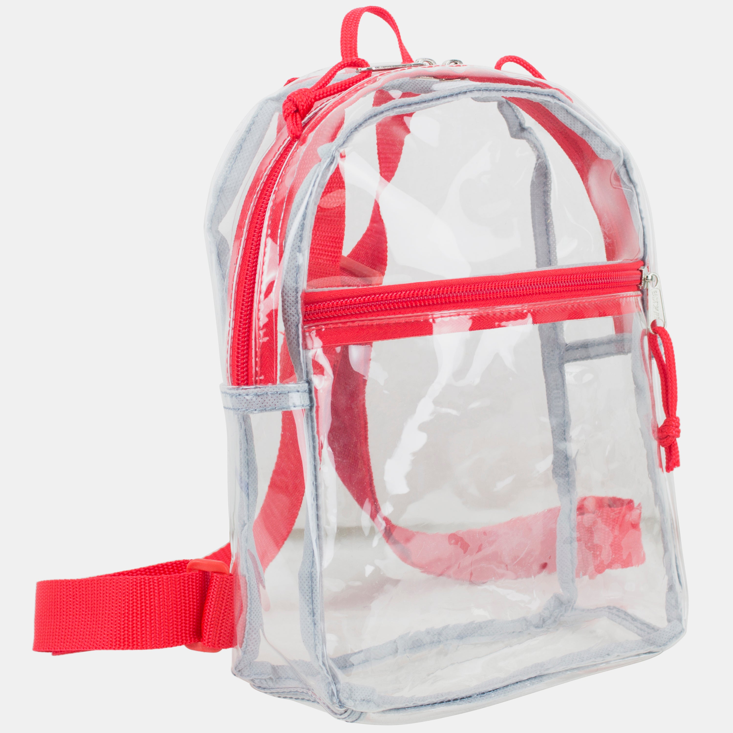 100% Transparent Clear Mini Backpack with Adjustable Straps