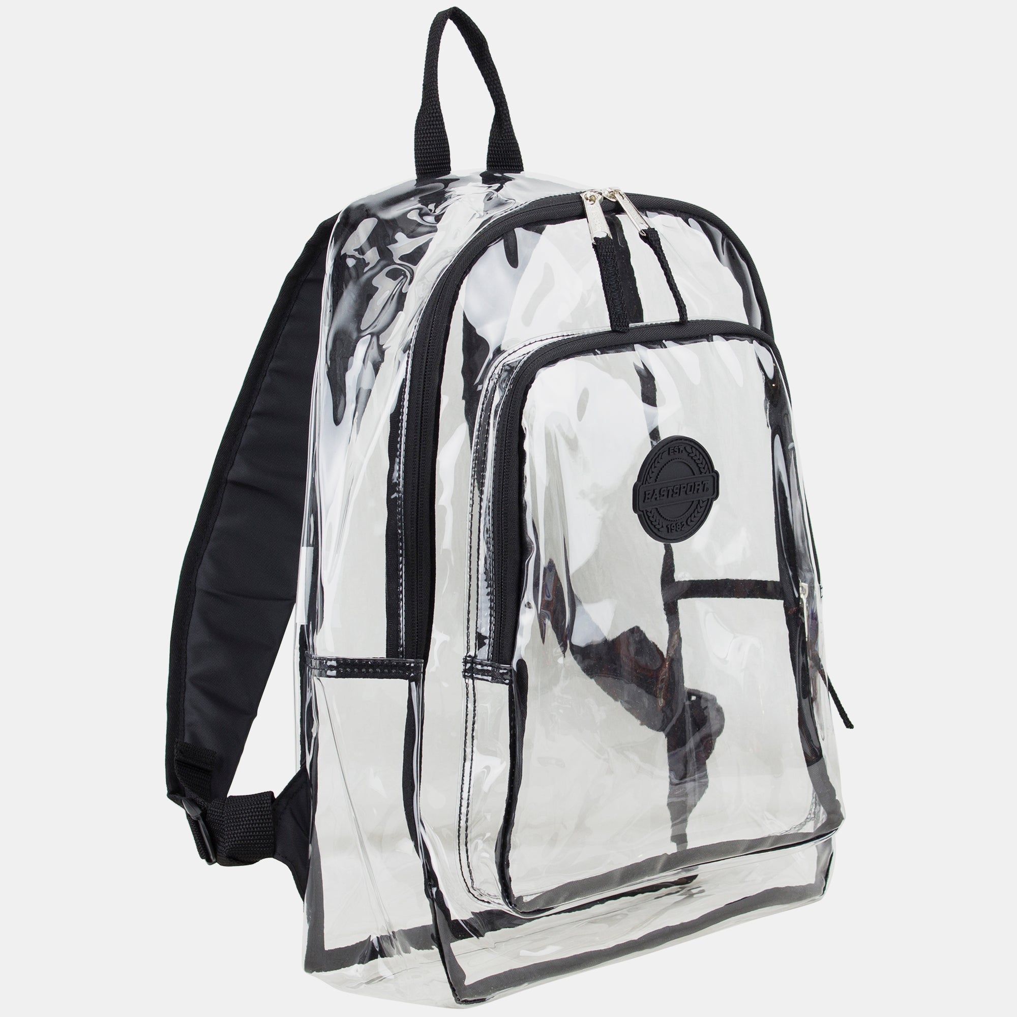 Eastsport Transparent Backpack with Front Pocket