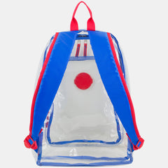 Eastsport Transparent Backpack with Front Pocket