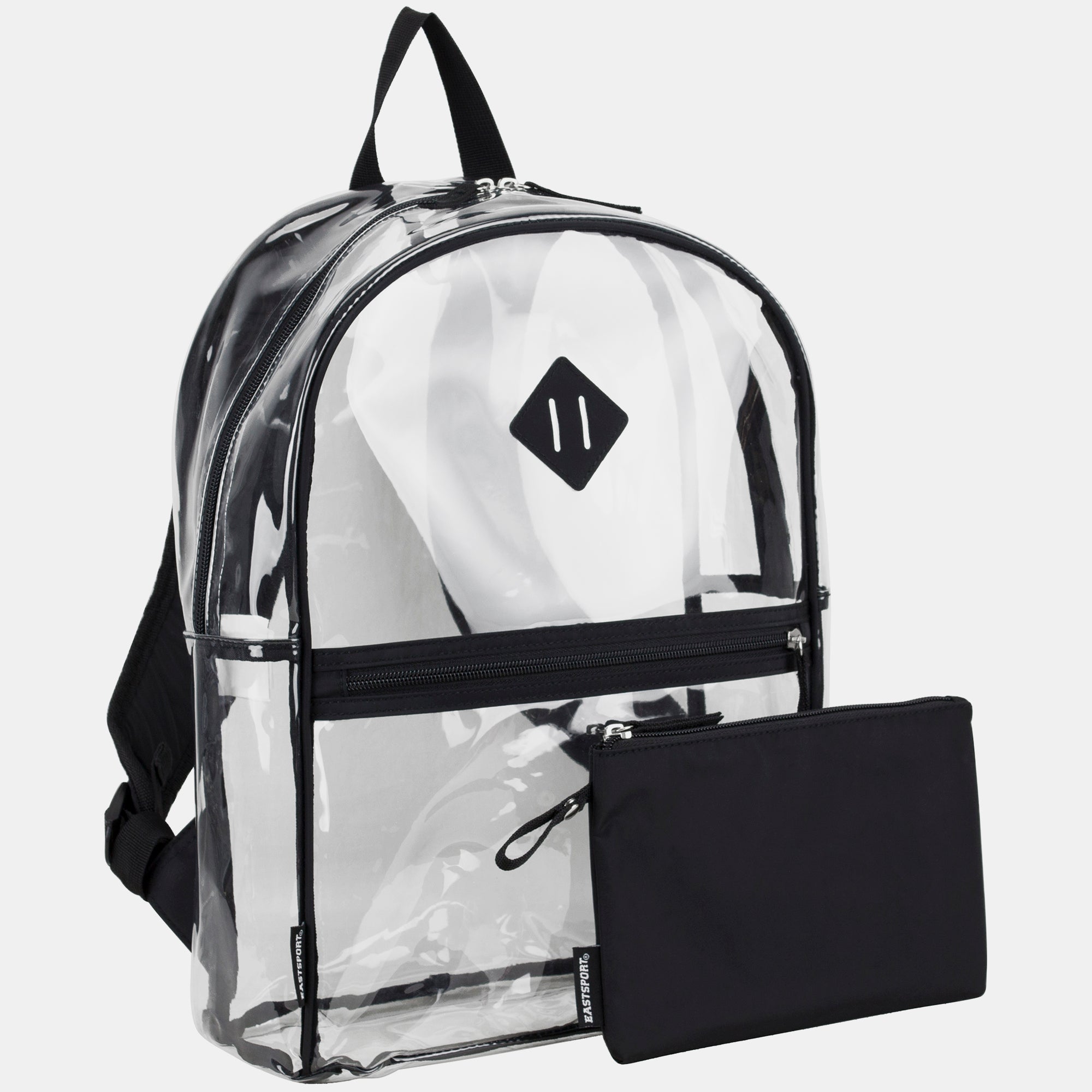 eastsport clear mini backpack Eastsport Unisex Clear Backpack with Pencil Case, Water Camo