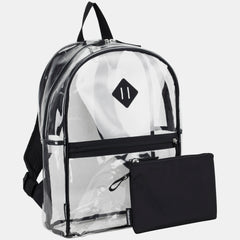 Clear Backpack with Pencil Case – Eastsport
