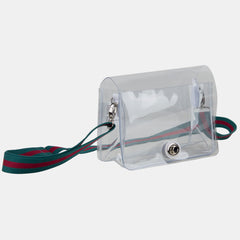 Eastsport Limited Micah Clear Crossbody with Webbing Strap