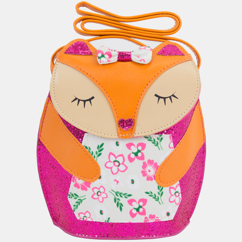 BJX Mini Sleeping Fox Novelty Girl Shoulder Bag Purse